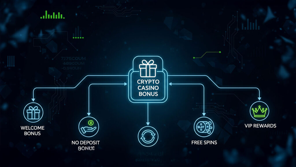 Understanding the variety of crypto casino bonuses is the first step.