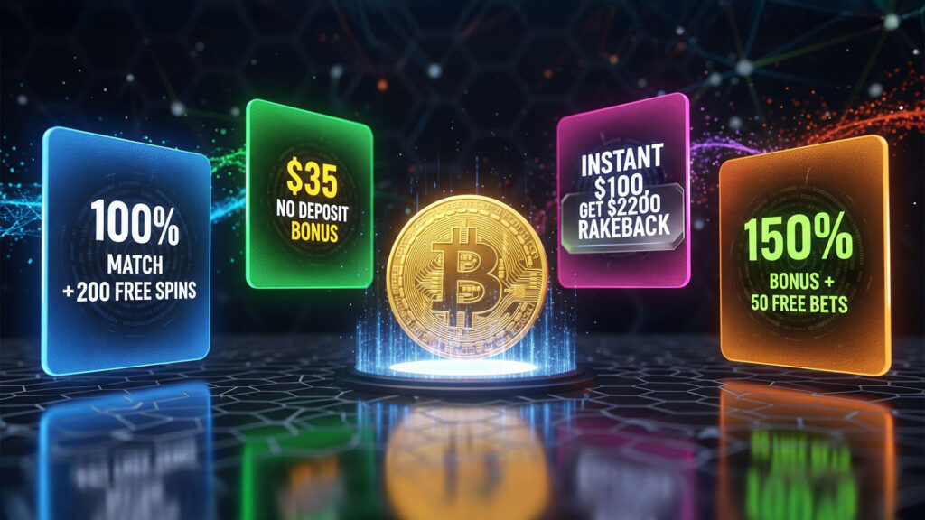 Best Crypto Casinos (2025): An Expert Comparison of 5 Leading Sites 4 Welcome bonus comparison for the best crypto casinos
Comparing the bonus structures of 2025’s best crypto casinos